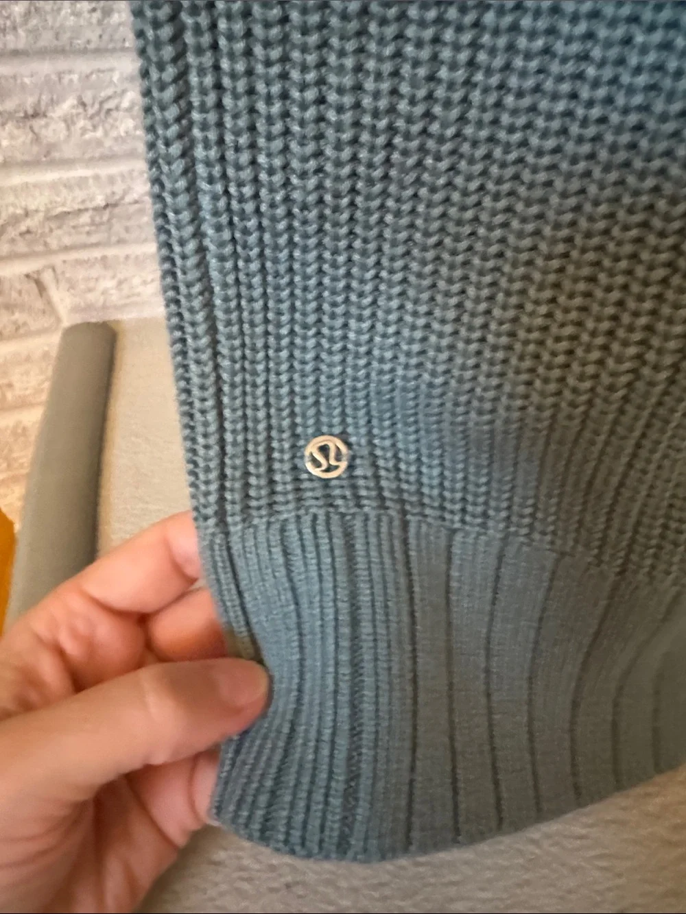 Lululemon Open-Front Longline Women's Cardigan Sweater - Sage/ teal Green